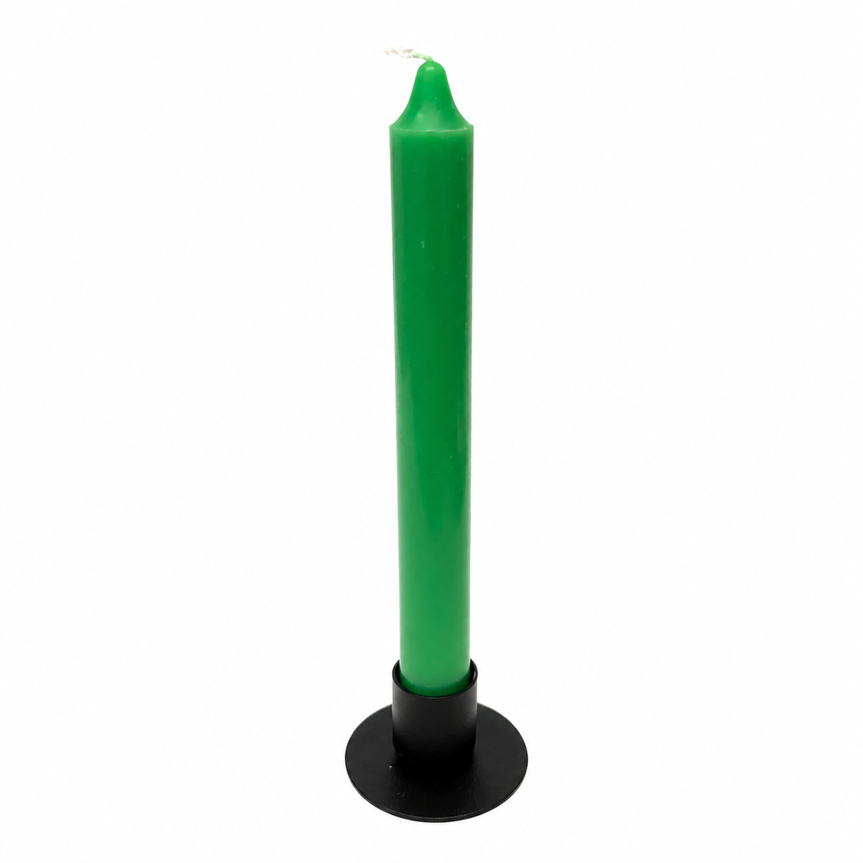 Portavela Minimalista Negro de Metal