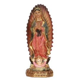 Virgen de Guadalupe figura decorativa en resina 11 cm