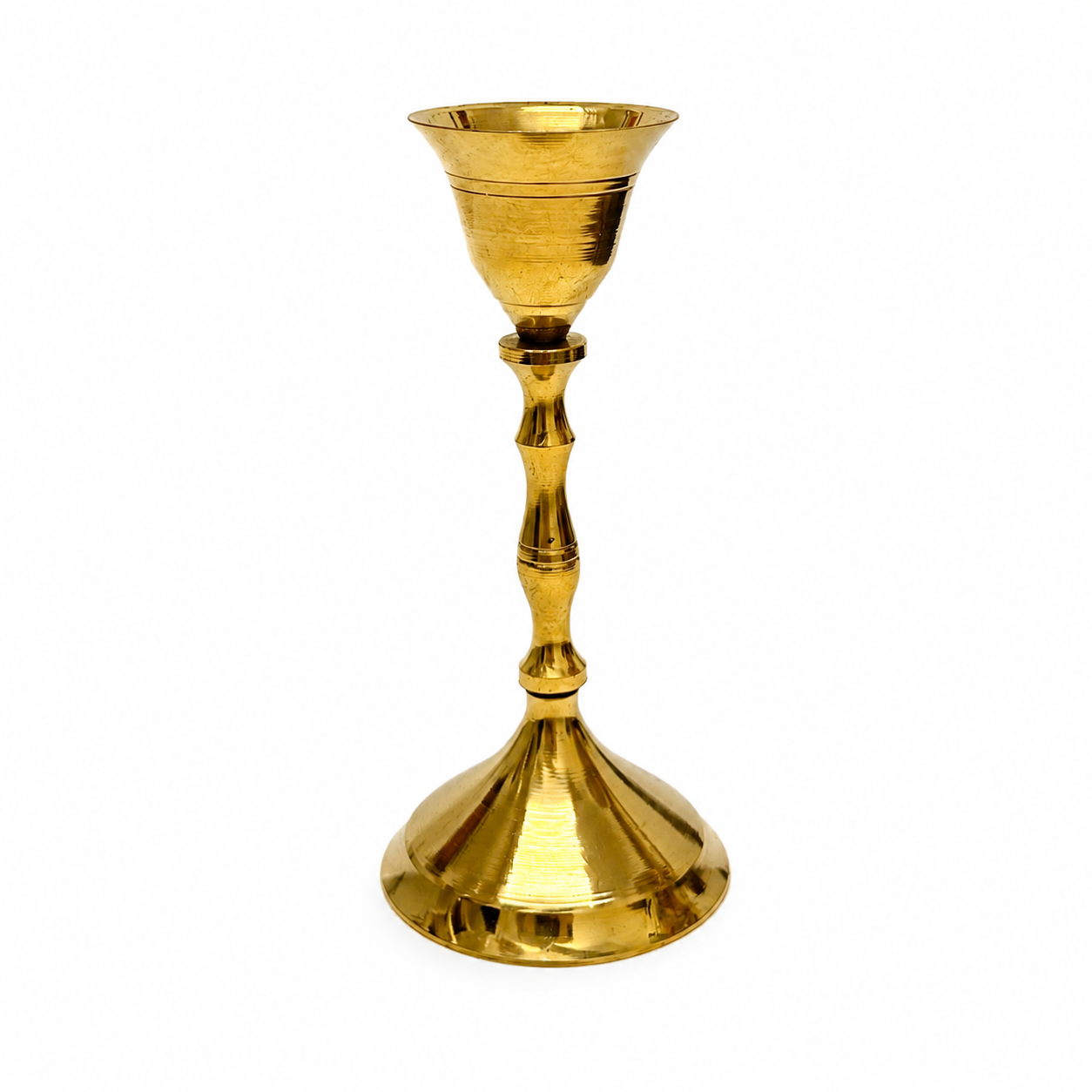 Portavela Dorado Decorativo Metal 13 CM