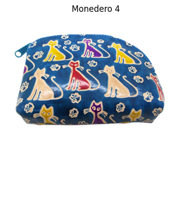 Monedero de piel con diseño de Gato (4 colores)