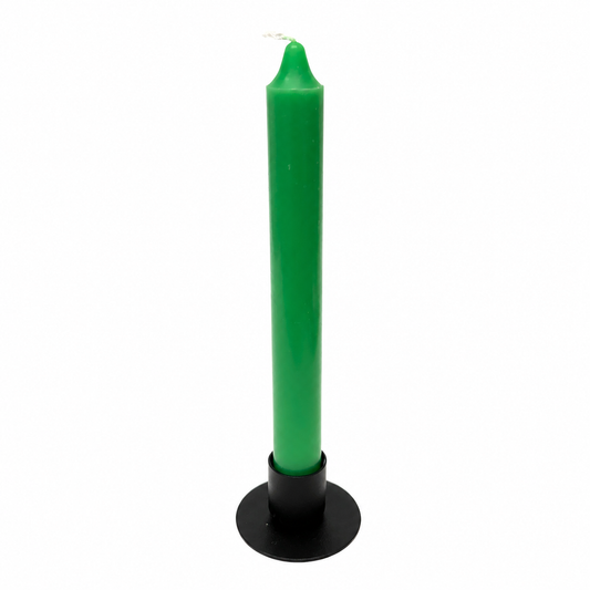 Portavela Minimalista Negro de Metal