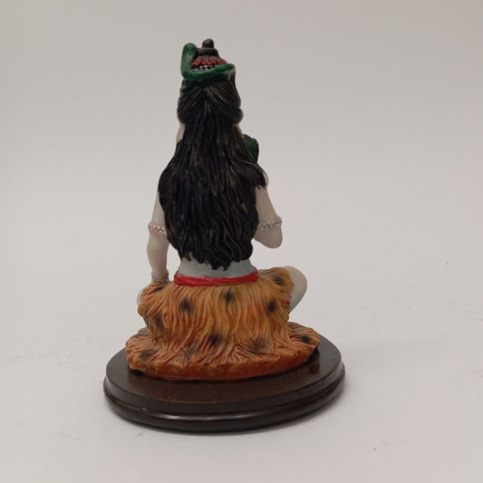 Figura de Shiva en resina decorativa 13 cm