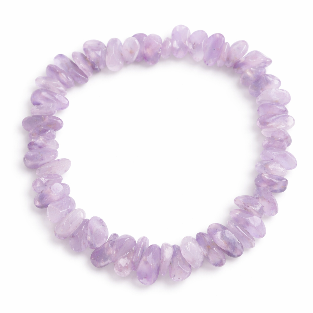 Pulsera Chip Elástica Amatista – Mineral Natural