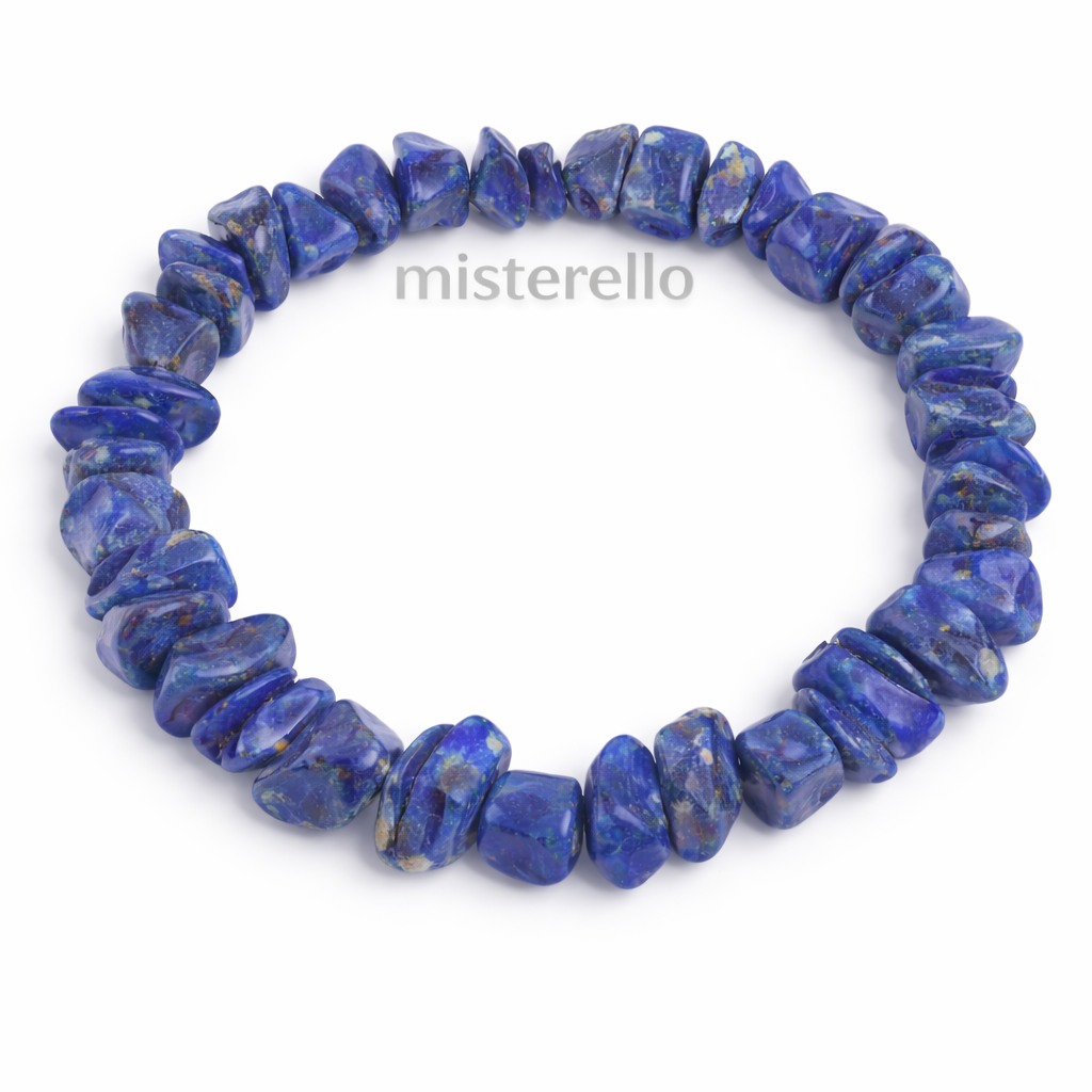 Pulsera Chip Lapislázuli Elástica – Piedra Natural