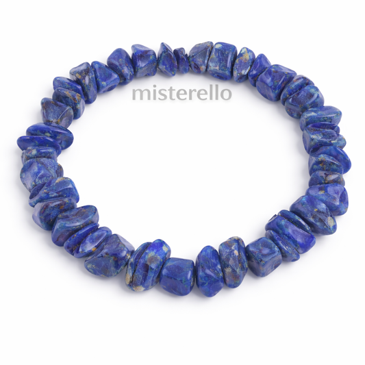 Pulsera Chip Lapislázuli Elástica – Piedra Natural