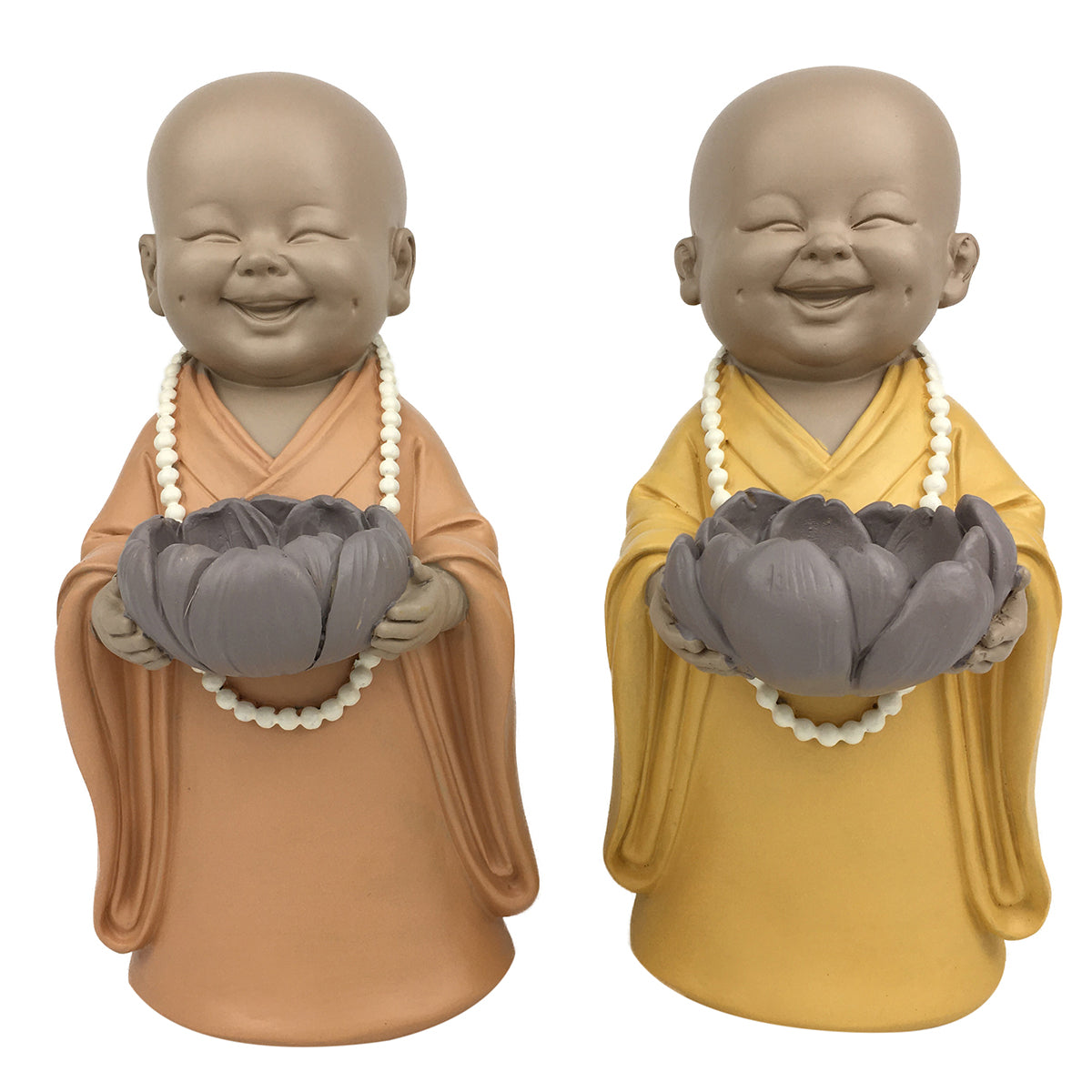 Figura (Portavelas 9Monje Decorativo (2 modelos) 22,50 cm