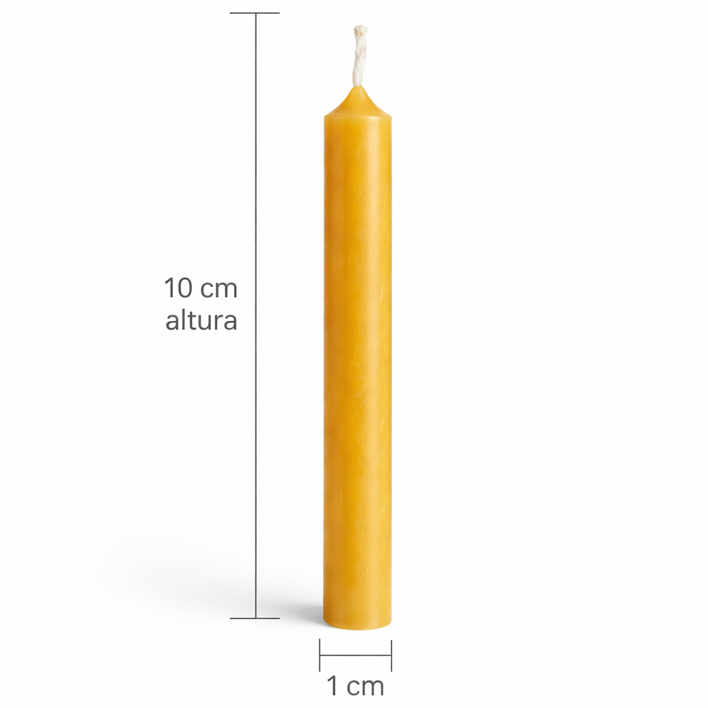 Vela de miel 10 cm | Ritual de abundancia y energía positiva