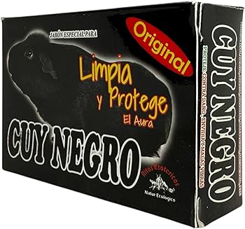 Jabón Cuy Negro Limpia y Protege el Aura 100 g
