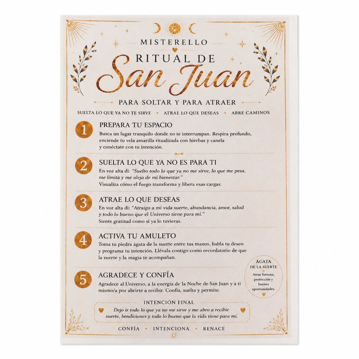 Ritual de San Juan para Soltar, Atraer y Abrir Caminos