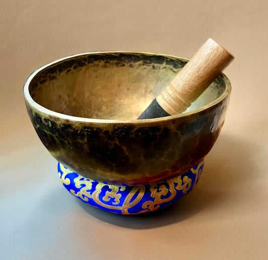 Cuenco Tibetano de 7 Metales 26,5 cm – Sonido Profundo, Meditación y Armonización