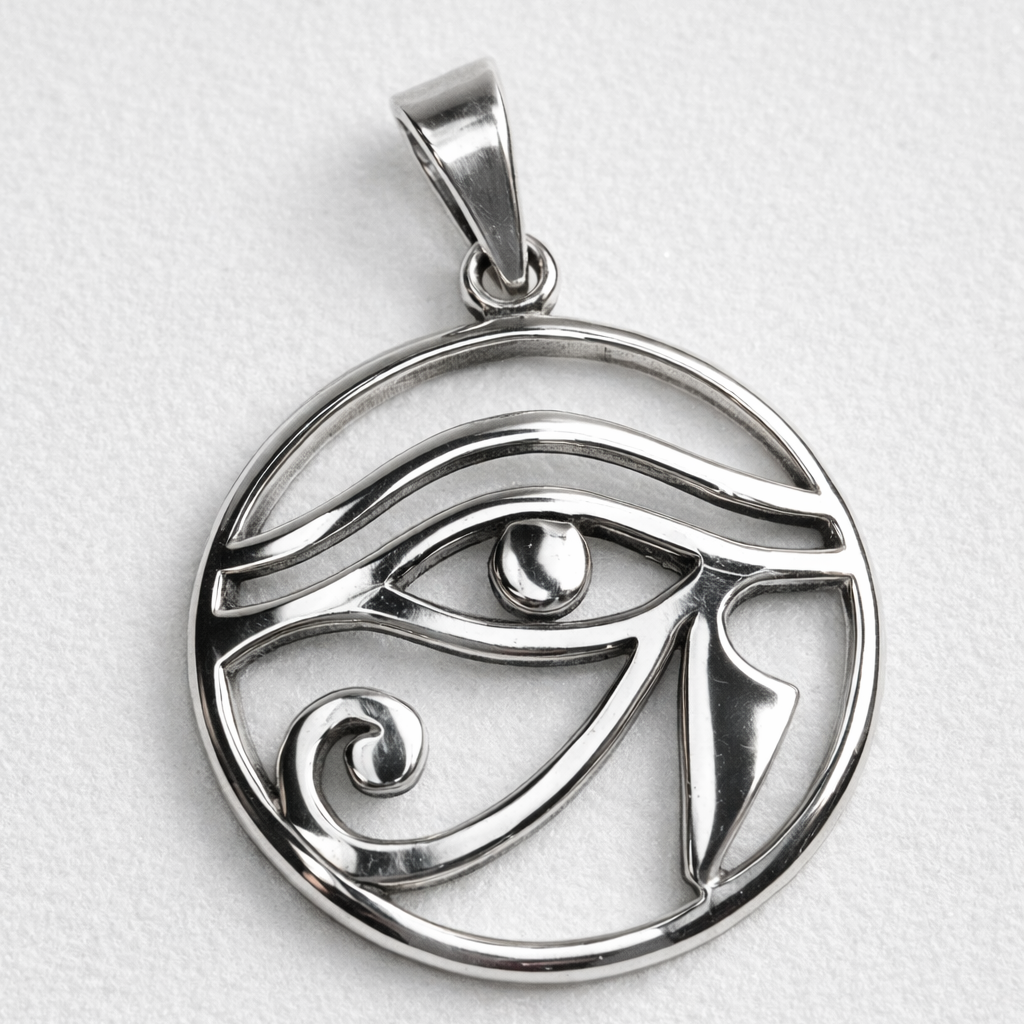Colgante Ojo de Horus en Plata 925 – 3 cm Diámetro