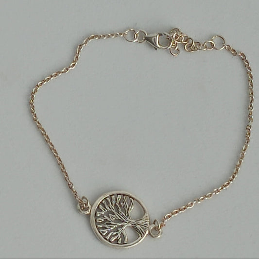 Pulsera Plata 925  Árbol de la Vida diseño clasico