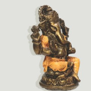 Figura Ganesha Mini en Resina – Colores Surtidos (12 cm)