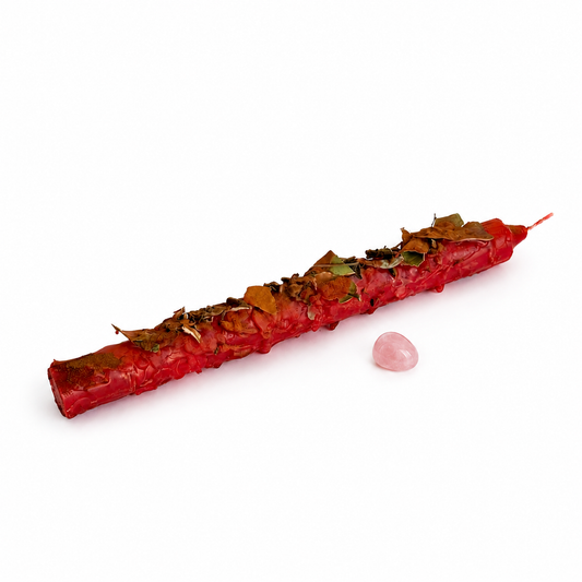 Vela Ritualizada Dulce Camino para Amor y Armonía