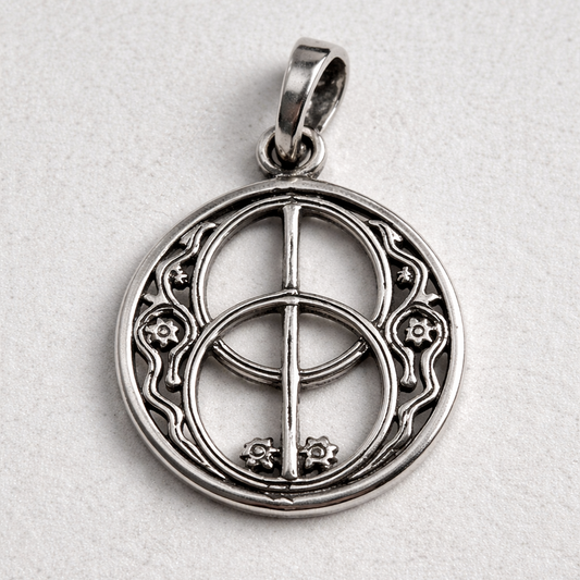 Colgante Vesica Piscis en Plata 925 – 2,5 cm