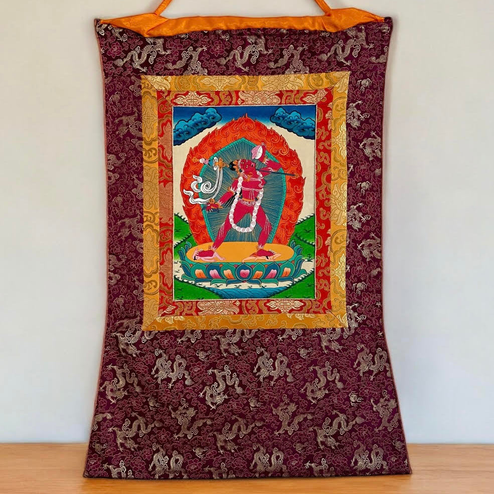 Thangka Tibetano Vajrayogini – Deidad Tántrica de Transformación