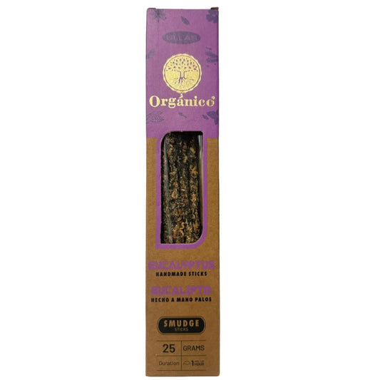 Incienso Natural Orgánico ULLAS – Eucaliptus – Purificación y Frescura – 25g