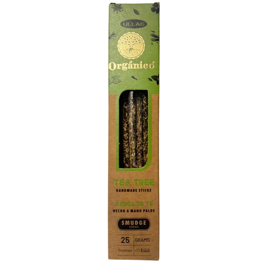 Incienso Natural Orgánico ULLAS – Té Verde (Green Tea) – Equilibrio y Armonía – 25