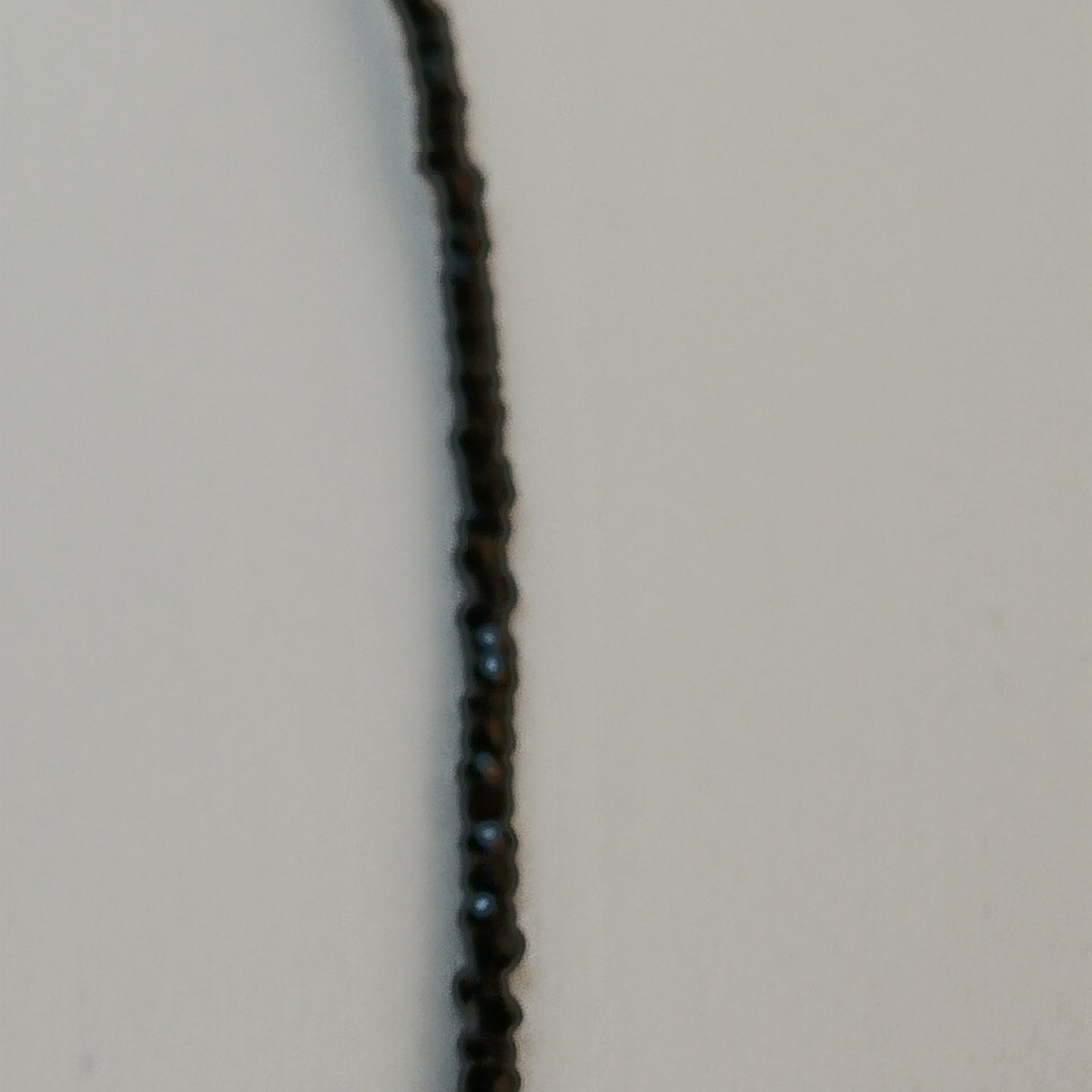 Collar de Turmalina Negra Facetada – Cierre de Plata – Protección Energética