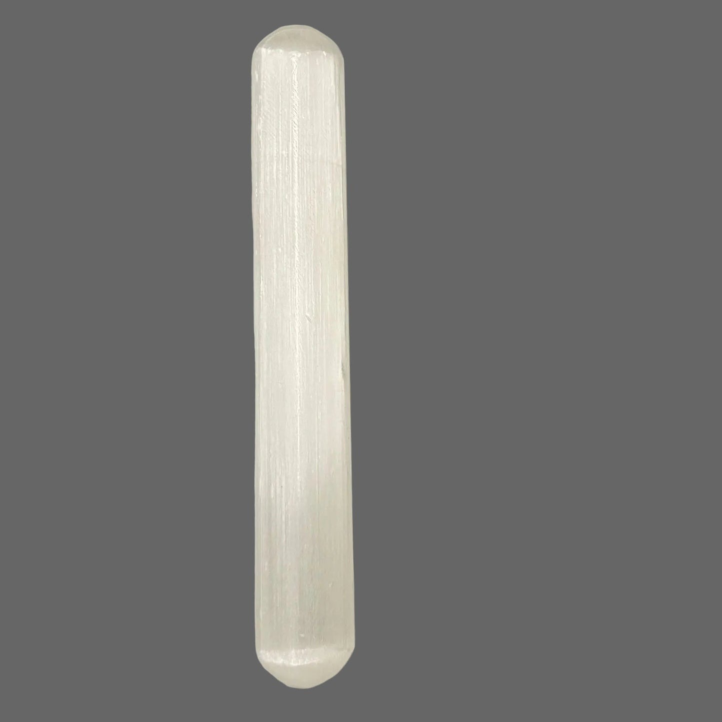 Masajeador  de Selenita Natural 15 cm - relajación y equilibrio