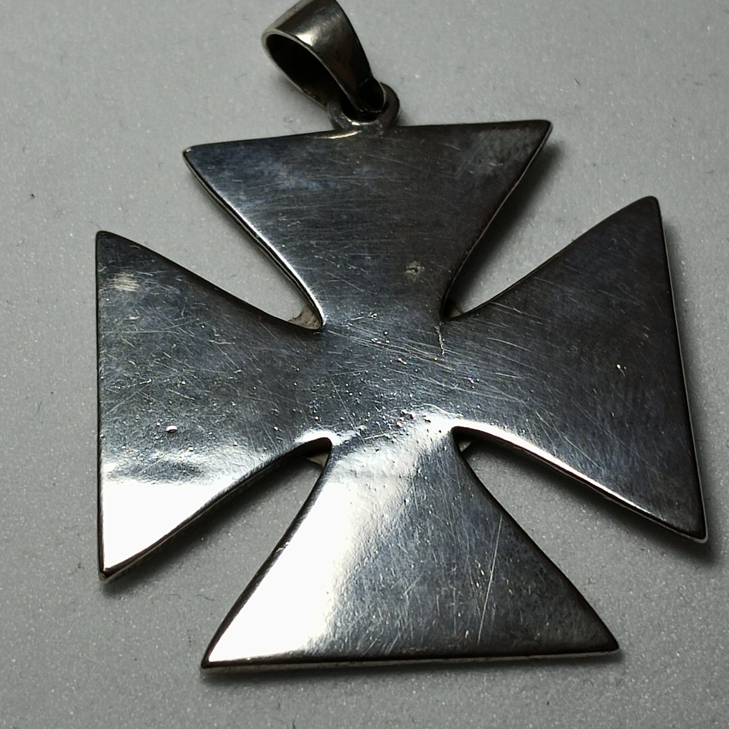 Colgante Cruz Templaria en Plata 925 – 3,5 cm