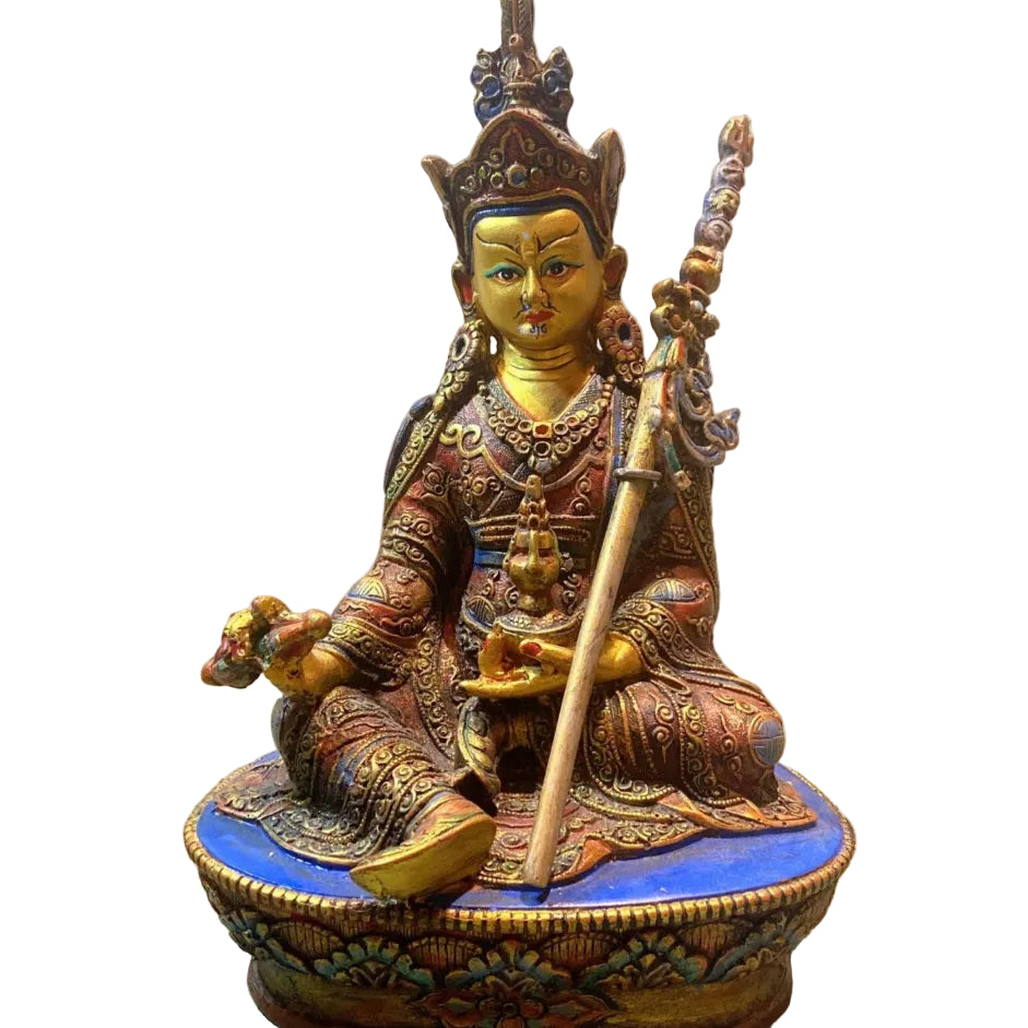 Figura Guru Rinpoche en Resina – Protección, Sabiduría y Energía Espiritual