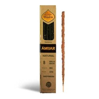 Incienso Natural de Ámbar – Energía Transformadora y Protección (8 varillas)