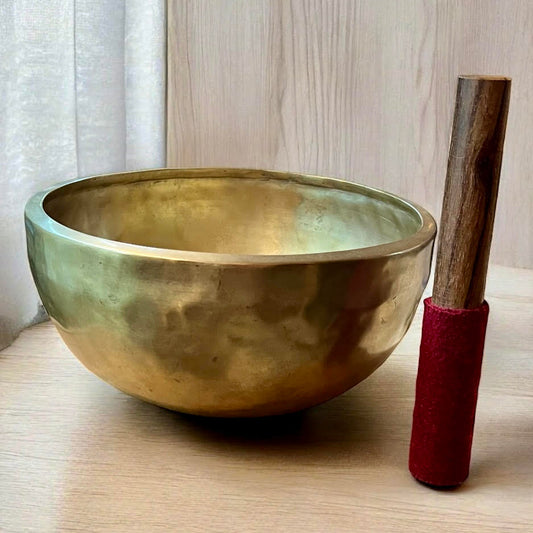 Cuenco Tibetano de 7 Metales 24 cm – Sonido, Meditación y Armonización Energética