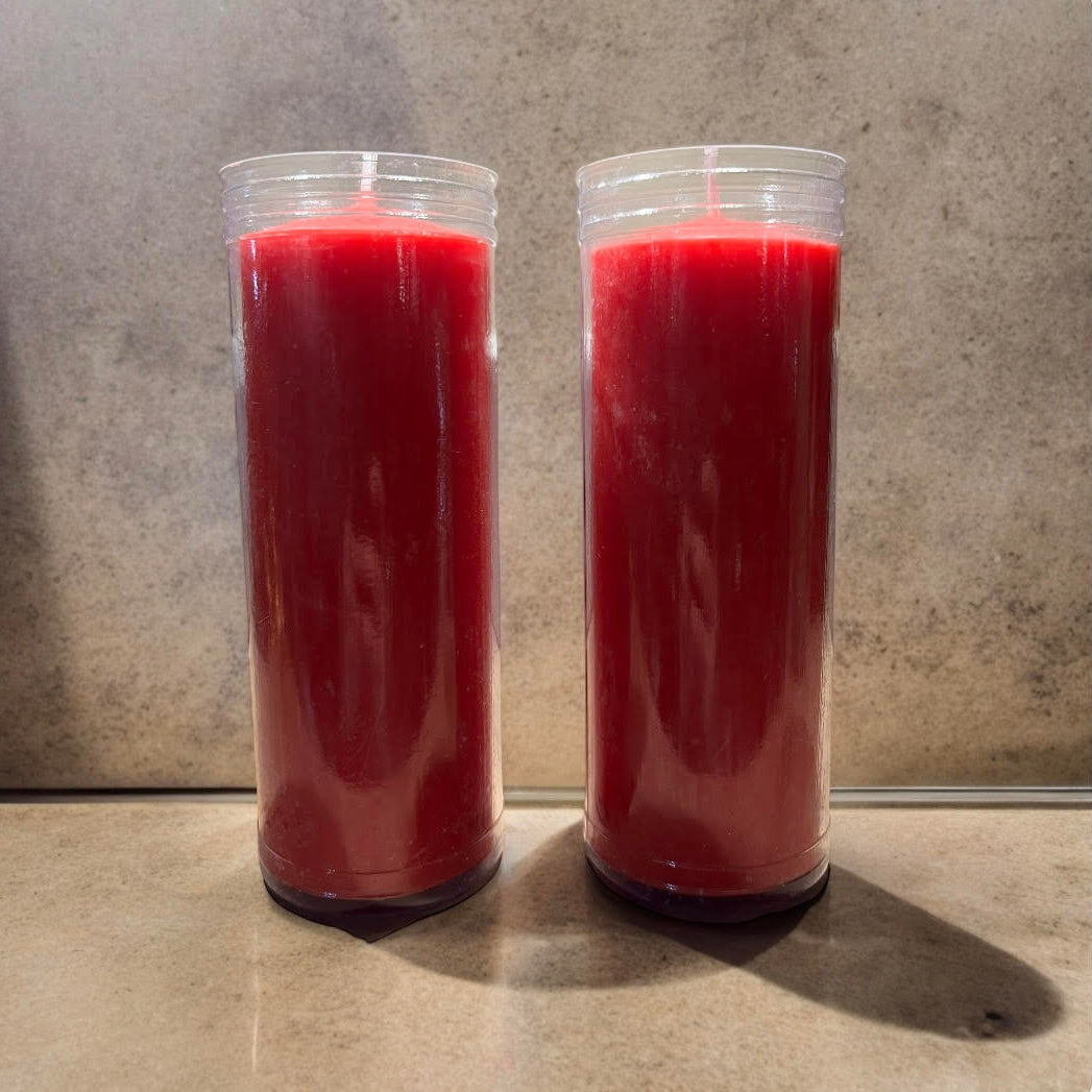 Velón Rojo Ritual – Fuerza y Energía y  Pasion